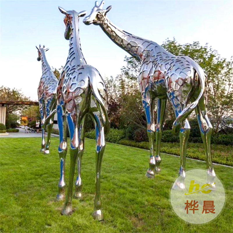 大型玻璃鋼雕塑商場戶外景觀美陳不銹鋼城市廣場卡通落地擺件