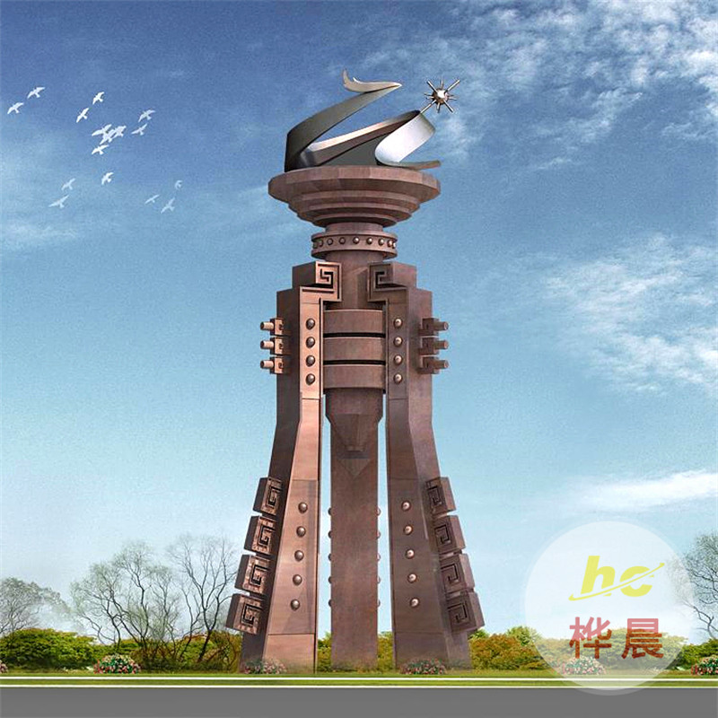 不銹鋼鏤空月牙雕塑地產(chǎn)小區(qū)售樓處門庭水景景觀發(fā)光圓環(huán)月亮雕塑