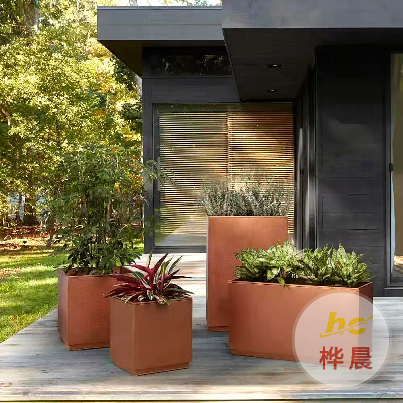 北歐創(chuàng)意玻璃鋼水泥長(zhǎng)方形大中小號(hào)現(xiàn)代簡(jiǎn)約落地盆室內(nèi)外綠植花盆